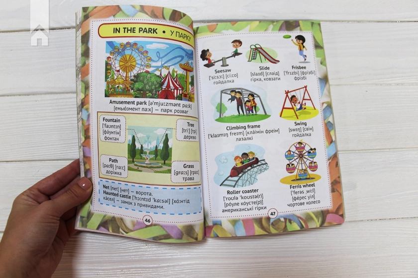 Англо-український візуальний словник. Початкова школа (з транслітерацією) - фото 4