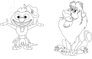 Disney Маля. Гра з кольором. Король Лев - фото 2