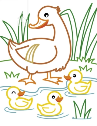 Кольорові зафарбовки. Корівка - фото 2 Кольорові зафарбовки. Корівка - фото 2