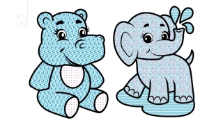 Комплект «Водні розмальовки для найменших» (Курча + Бджола + Ведмежа) - фото 7